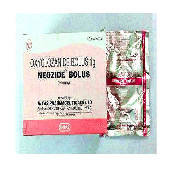 NEOZIDE Oxclozanide Bolus 1 g